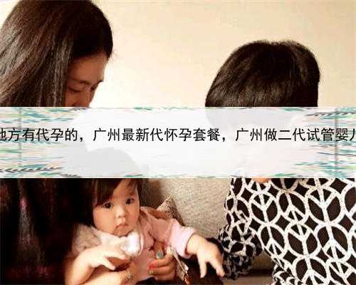 在哪些地方有代孕的，广州最新代怀孕套餐，广州做二代试管婴儿的费用